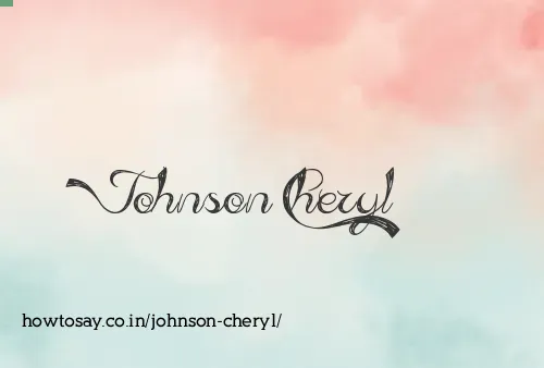 Johnson Cheryl