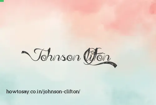 Johnson Clifton
