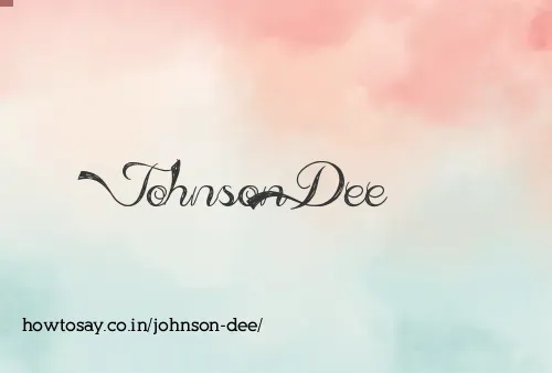 Johnson Dee