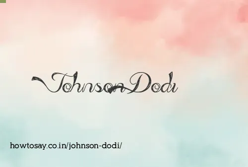 Johnson Dodi