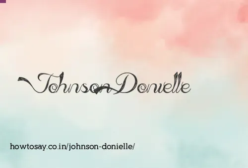 Johnson Donielle