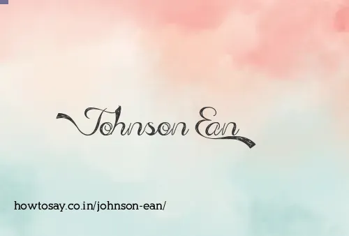 Johnson Ean