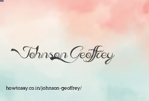 Johnson Geoffrey