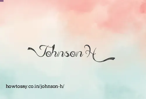 Johnson H