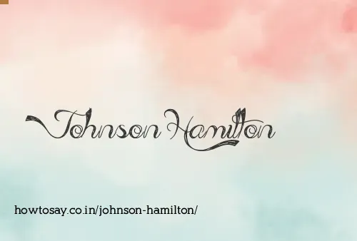 Johnson Hamilton