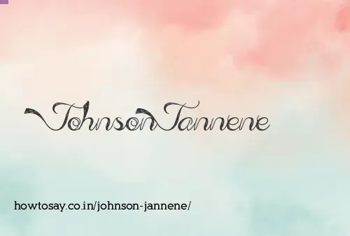 Johnson Jannene