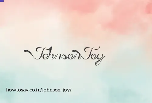 Johnson Joy