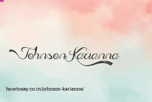Johnson Karianna