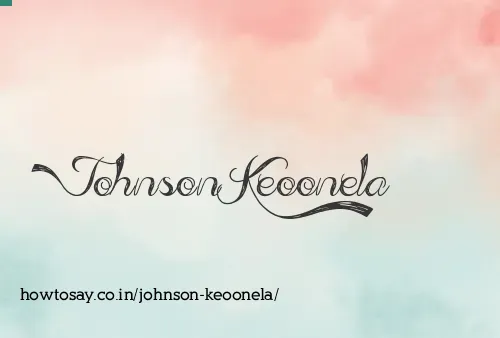 Johnson Keoonela