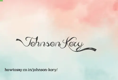 Johnson Kory