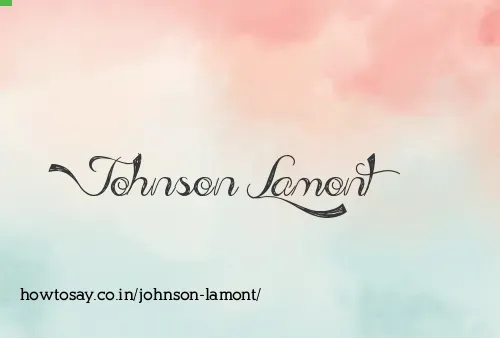 Johnson Lamont