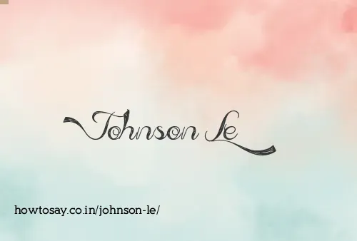 Johnson Le