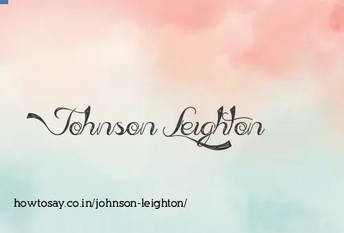 Johnson Leighton