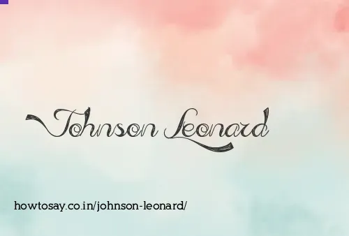 Johnson Leonard