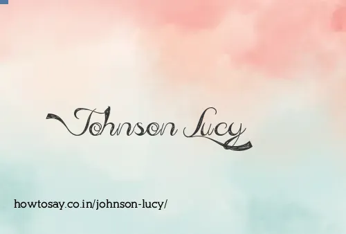 Johnson Lucy