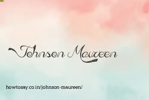 Johnson Maureen