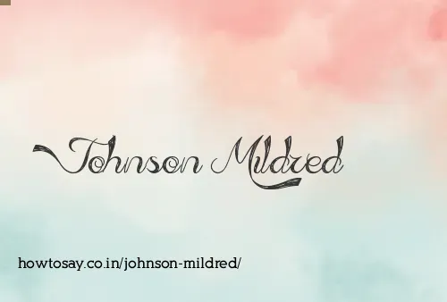 Johnson Mildred