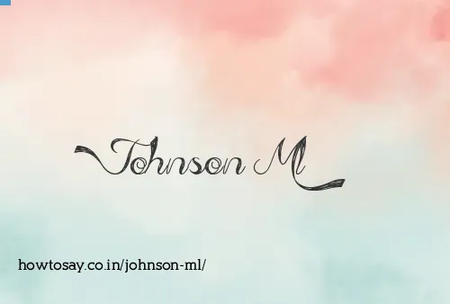 Johnson Ml