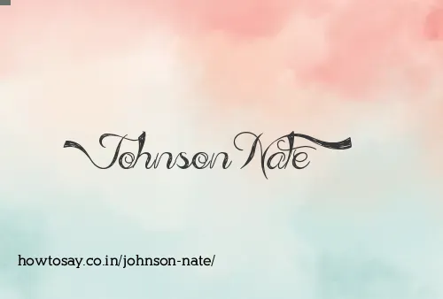 Johnson Nate