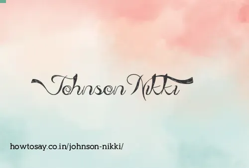 Johnson Nikki