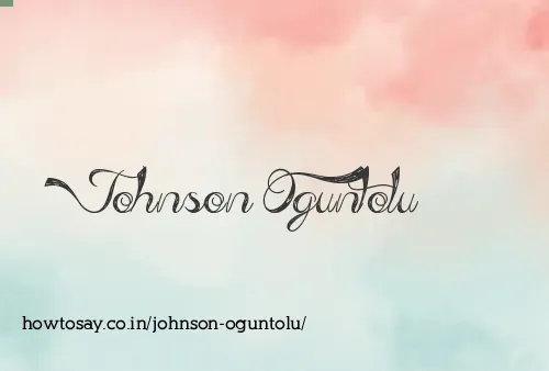 Johnson Oguntolu