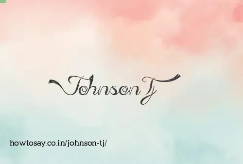 Johnson Tj
