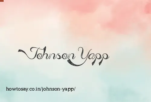 Johnson Yapp