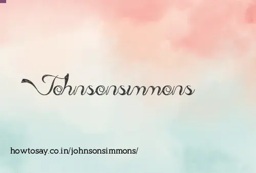 Johnsonsimmons