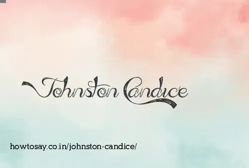Johnston Candice