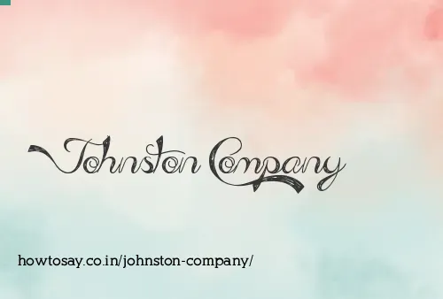 Johnston Company