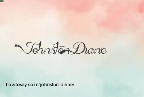 Johnston Diane
