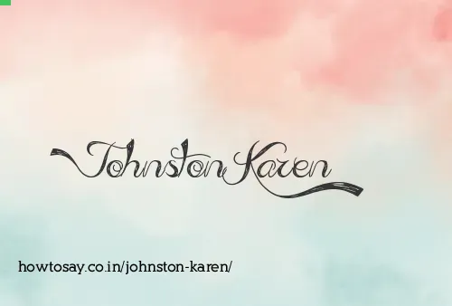 Johnston Karen