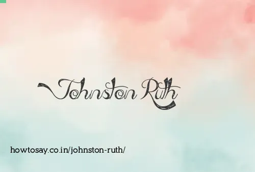 Johnston Ruth