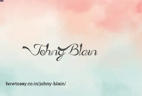 Johny Blain