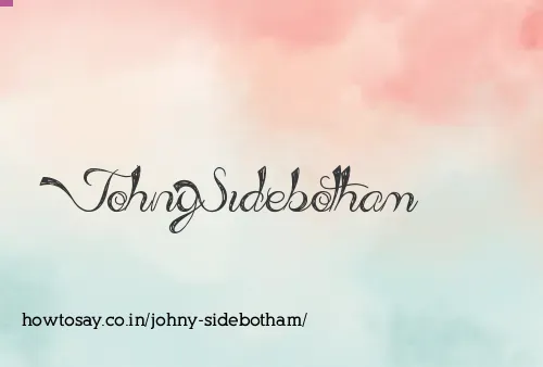 Johny Sidebotham