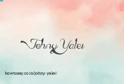 Johny Yalei