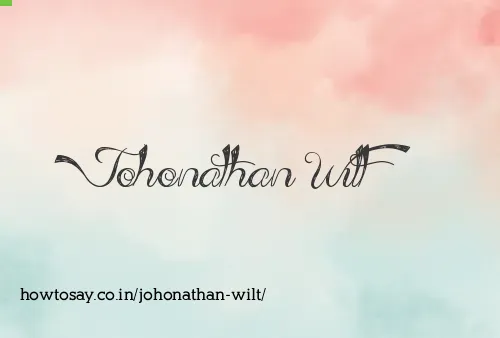 Johonathan Wilt
