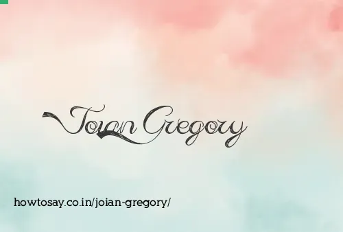 Joian Gregory