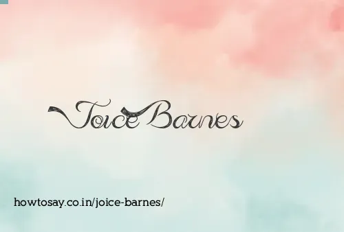 Joice Barnes