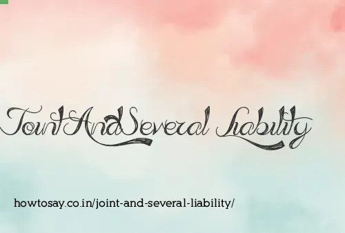 Joint And Several Liability