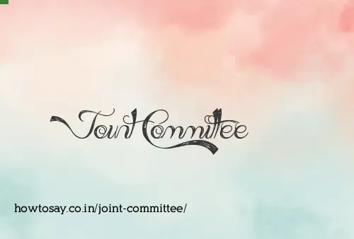 Joint Committee