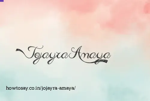 Jojayra Amaya