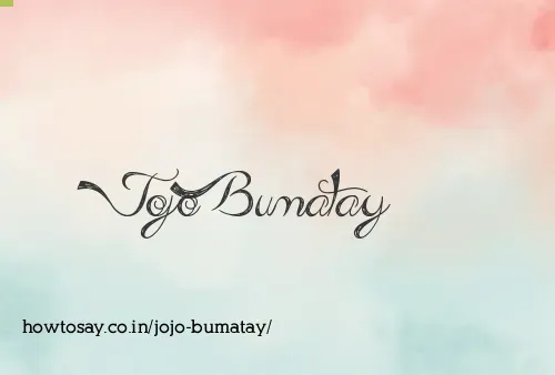Jojo Bumatay