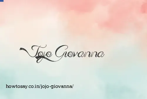 Jojo Giovanna