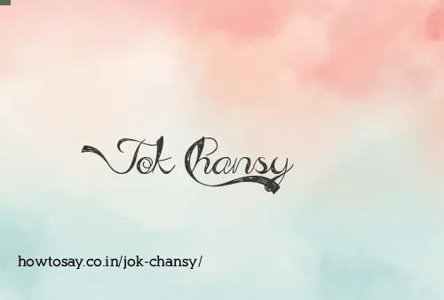 Jok Chansy