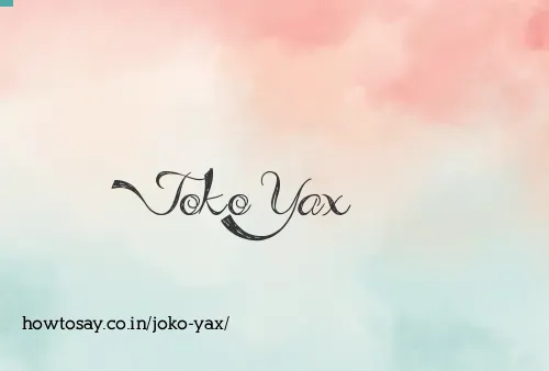 Joko Yax