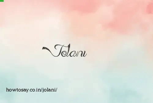 Jolani