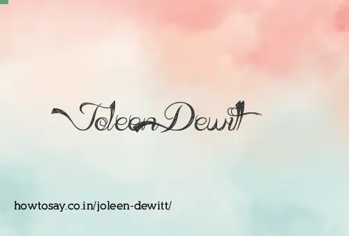 Joleen Dewitt