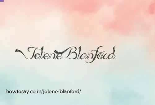 Jolene Blanford