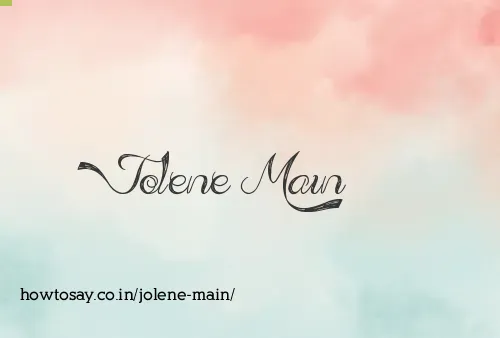 Jolene Main